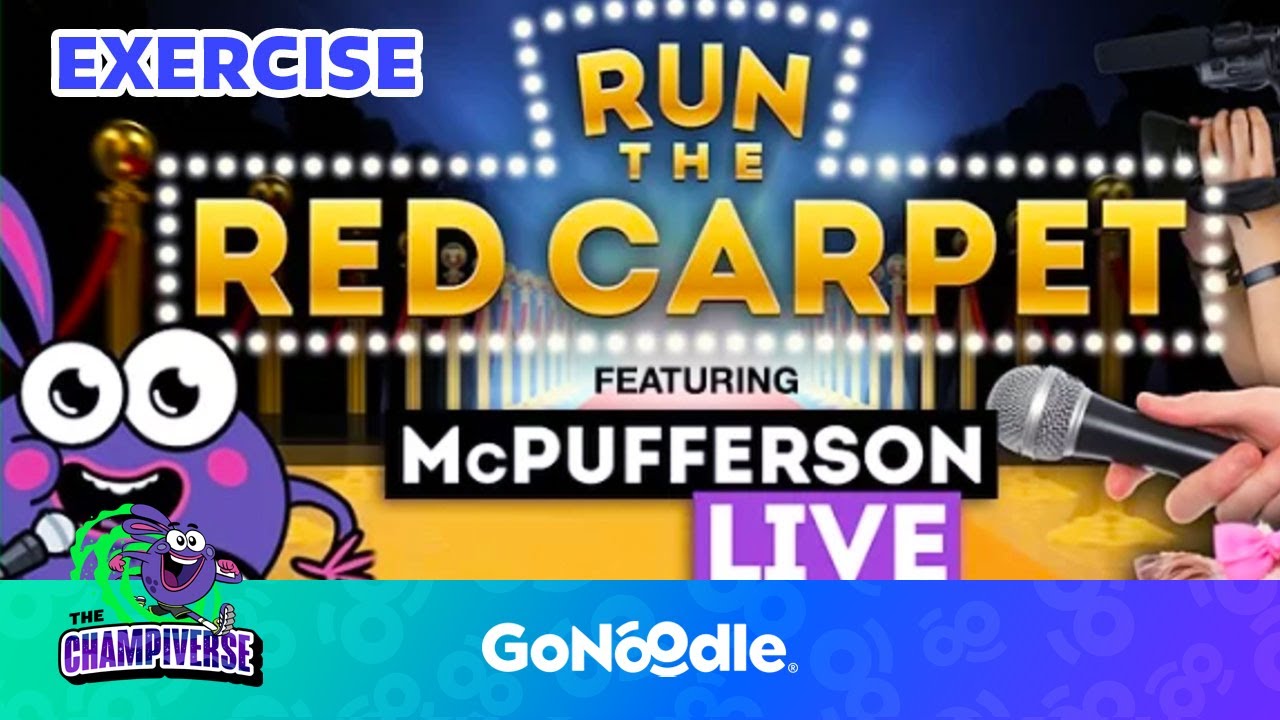 Kids' Red Carpet Exercise Activities 🎬