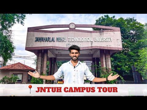 JNTU Hyderabad Full Campus Tour 2025 🏫 | Hostels, Blocks, CRC, Library, Sports, Placements Info