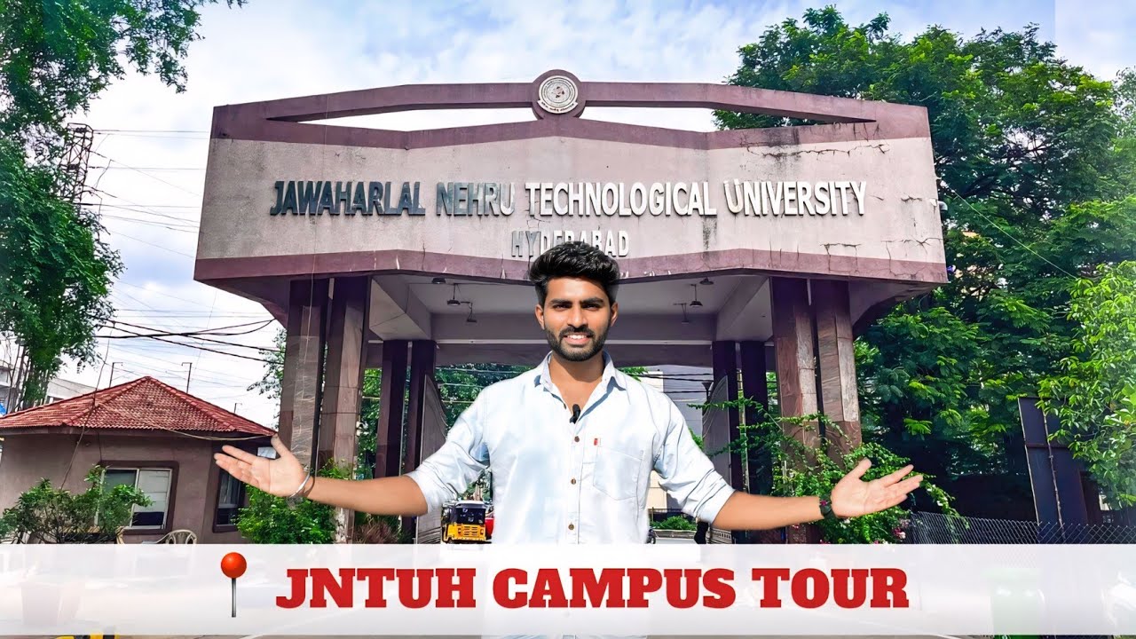 JNTU Hyderabad Full Campus Tour 2025 | Hostels, Blocks, CRC, Library, Sports & Placements