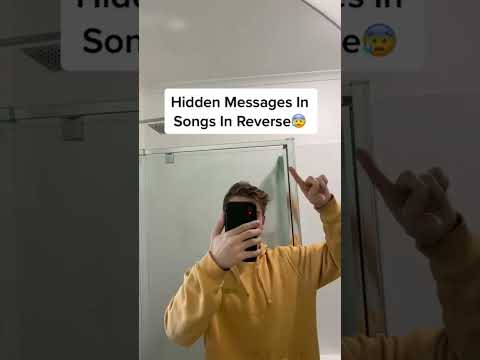 Hidden Messages In Songs In Reverse😰 #shorts