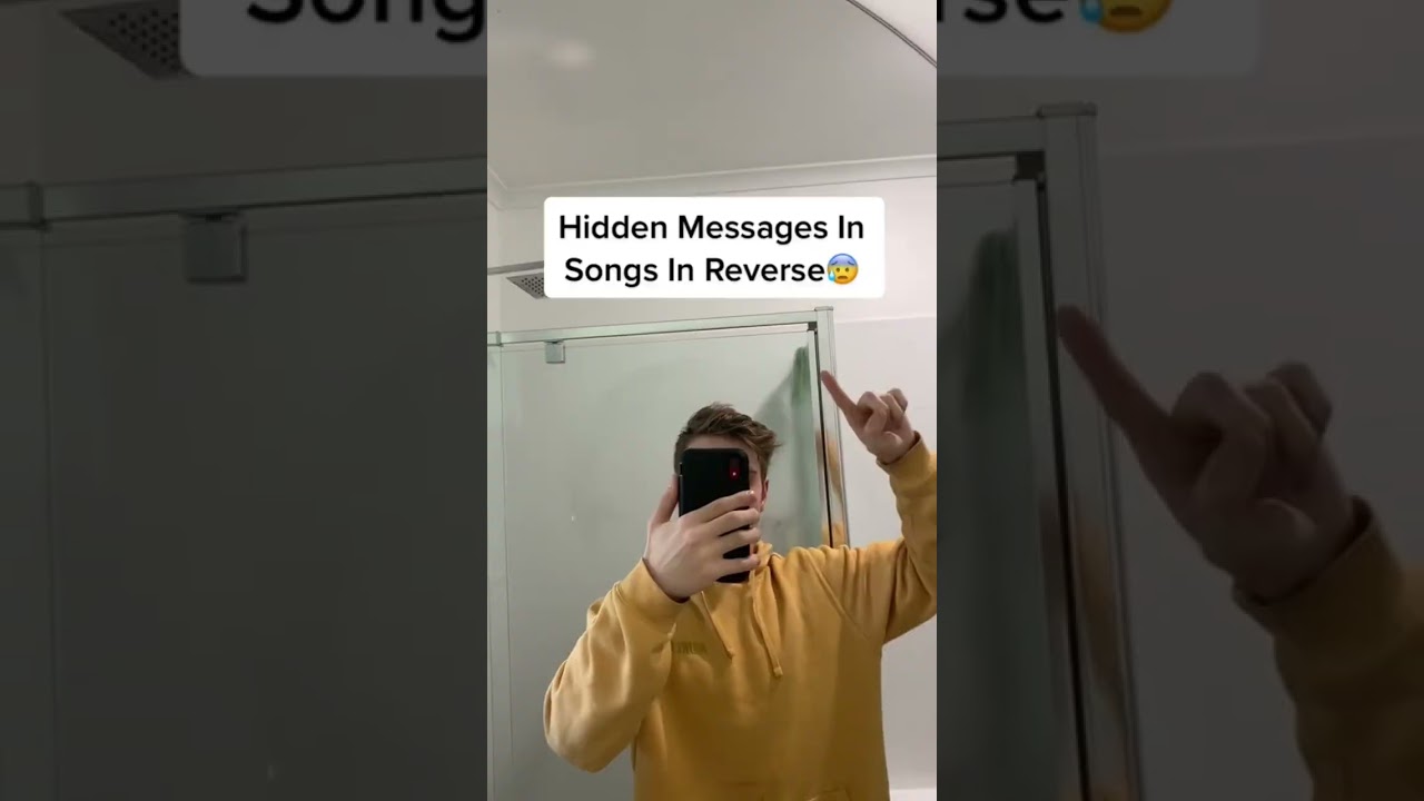 Hidden Messages in Songs Played Backwards 😰 #shorts