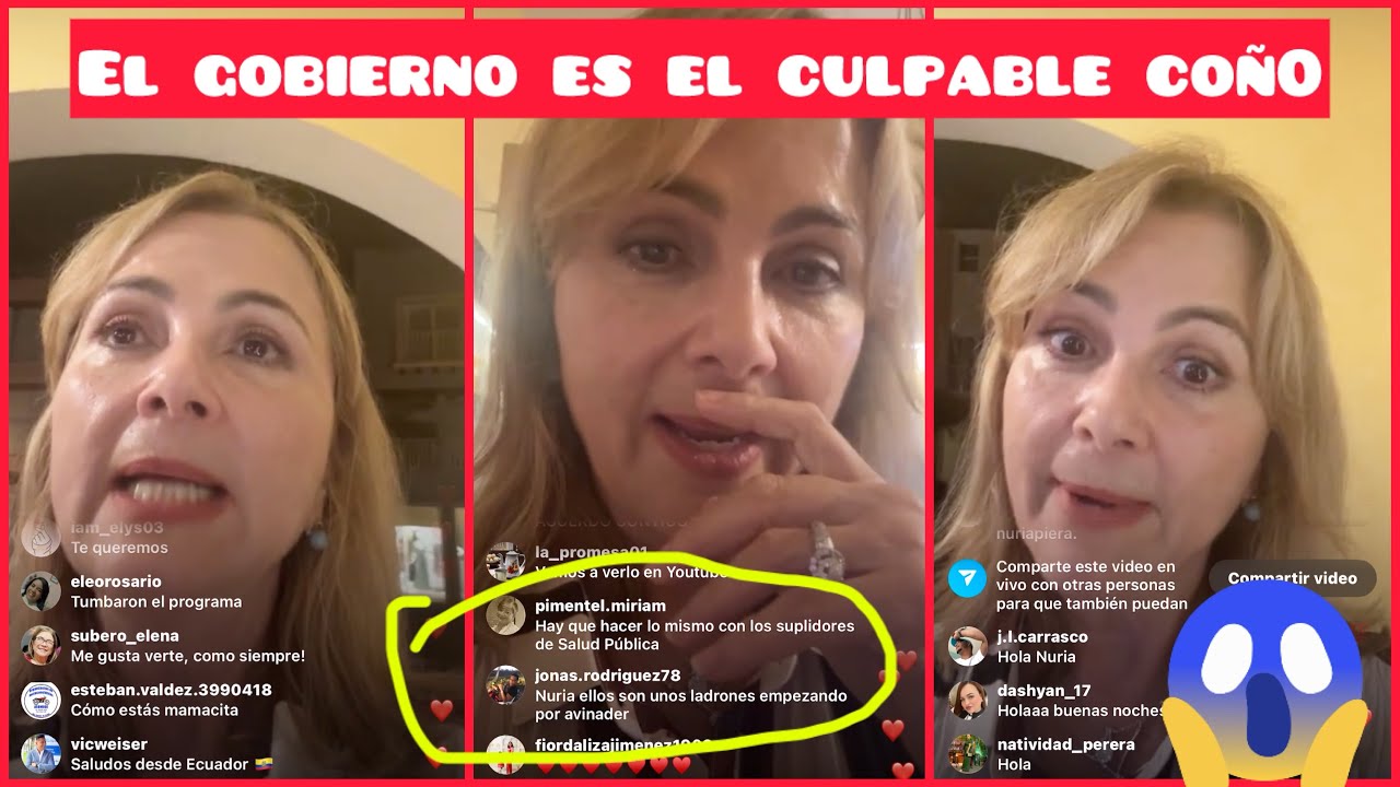 Nuria Piera denuncia cierre de su programa en Color Visión