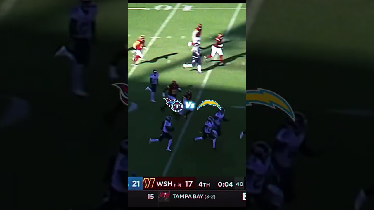 Titans vs Chargers Highlights | Exciting Short Recap 🏈