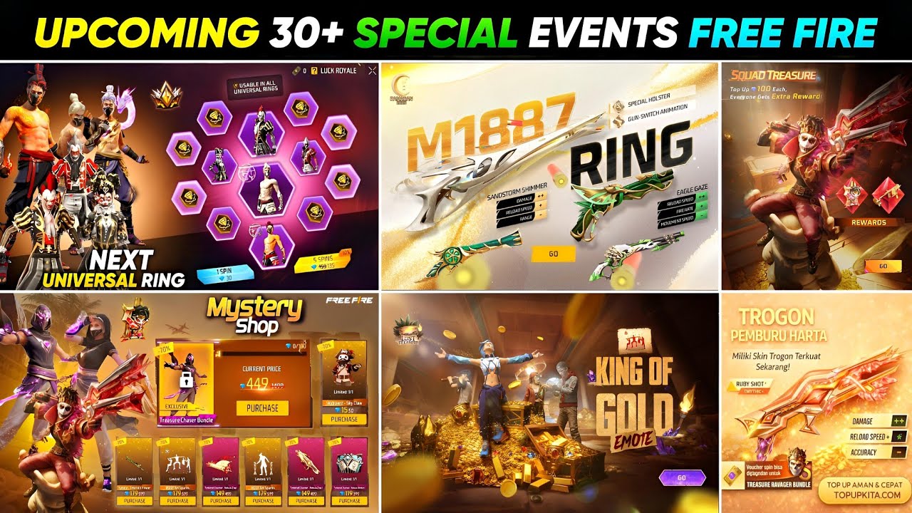 Free Fire Ramadan Event & M1887 Ring Return 🎮