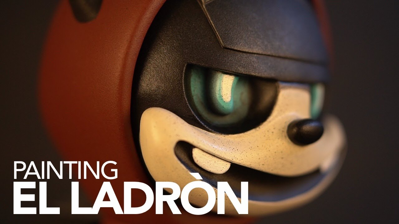 My First 3D Printed Art Toy: El Ladron ๐จ