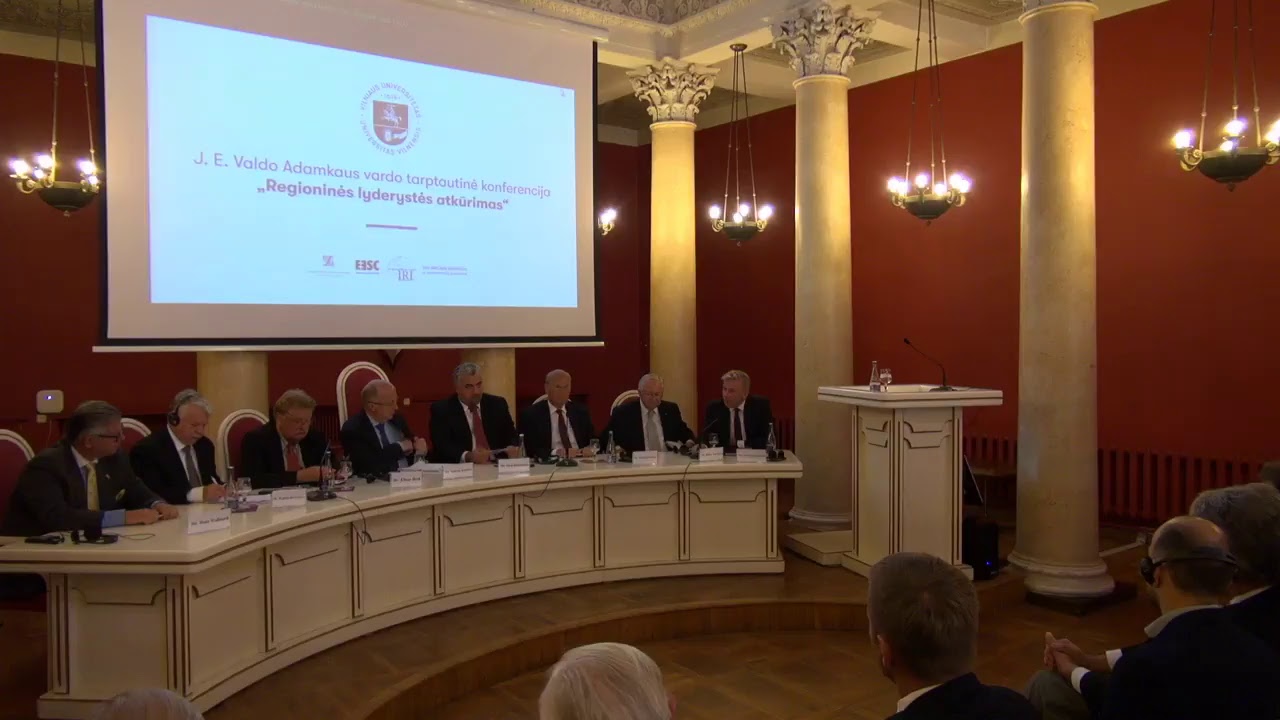 Valdas Adamkus Leads Conference on Restoring Regional Leadership 🌍