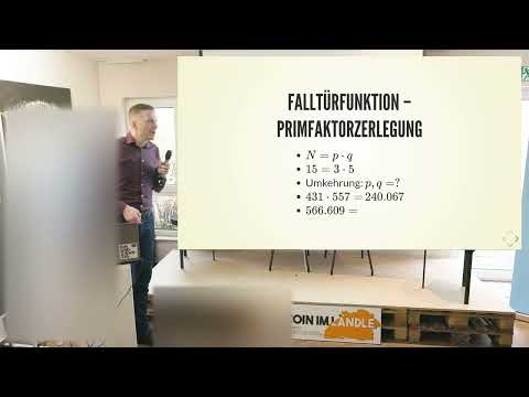 Bitcoin im Ländle im Hotel Princess Plochingen // Einführung in die Kryptographie by Mathias