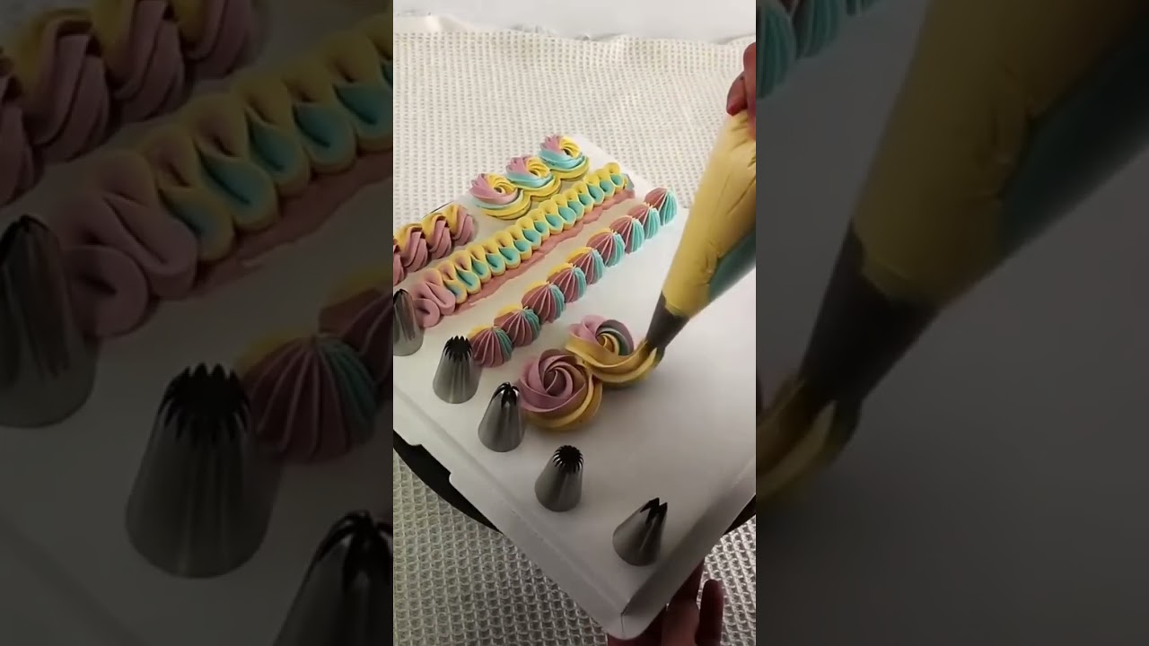 Piping Tips & Their Swirl Designs 🎂