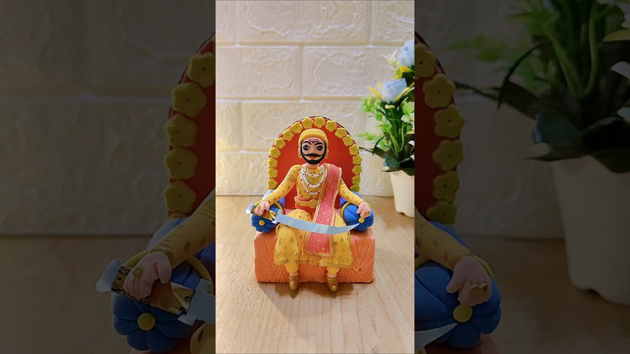 Create Your Own Chhatrapati Shivaji Maharaj Idol at Home! 🙏