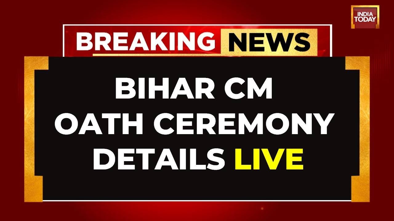 Bihar Government Formation LIVE News | Bihar CM Oath Ceremony | NDA Govt Portfolio In Bihar