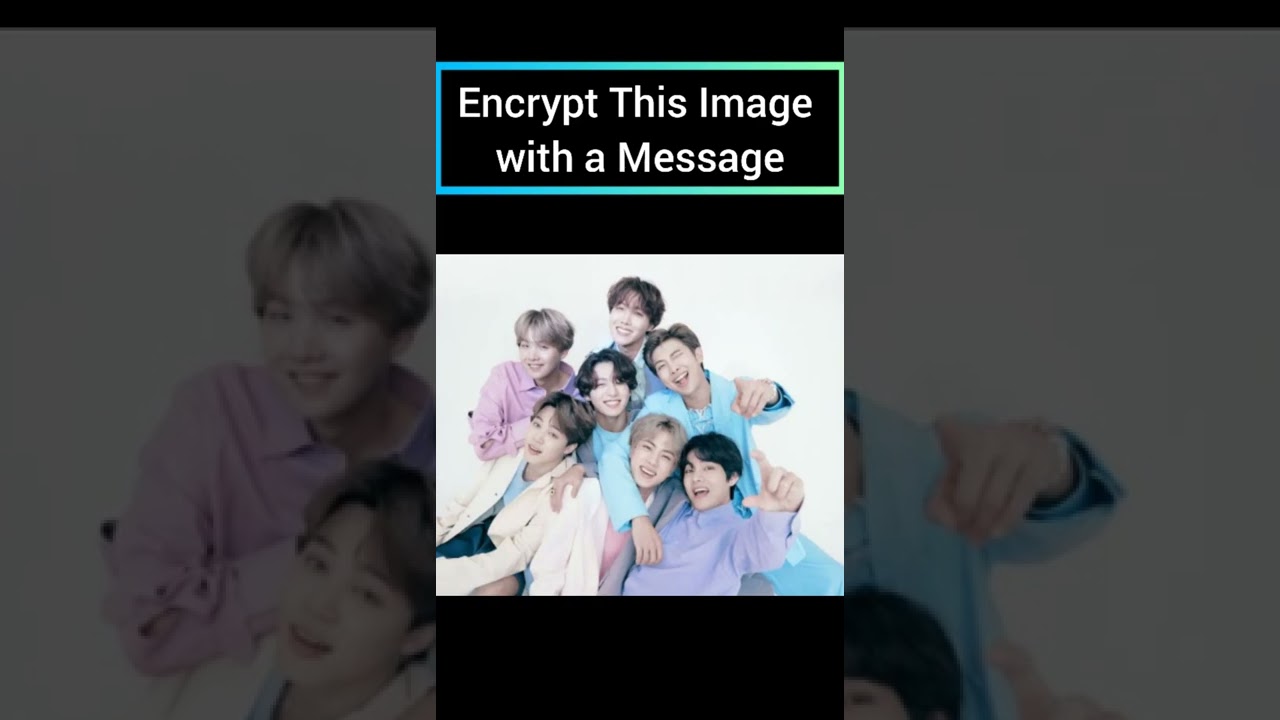 Encrypting an Image with Embedded Comments
