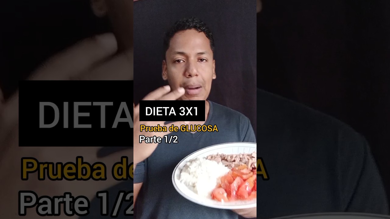 Dieta 3x1 en mi glucosa #glucosaensangre #glucosa
