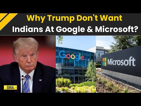 US News: Donald Trump Criticizes Google & Microsoft for Hiring Indians | Sundar Pichai and Satya Nadella