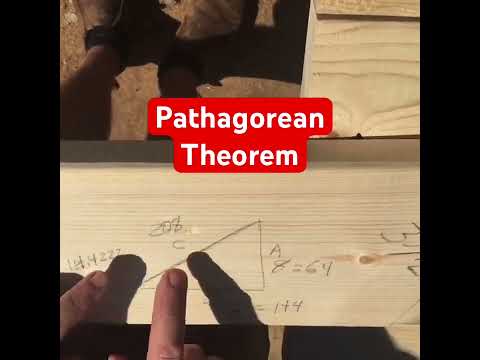 Using the Pythagorean Theorem in Construction