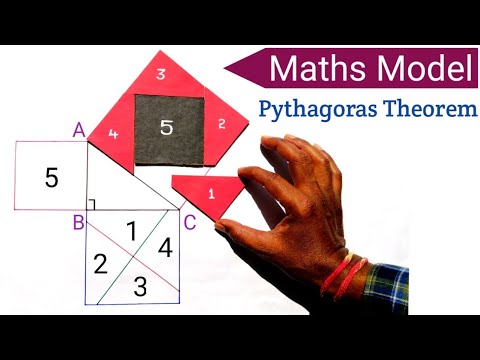 Maths Model on Pythagoras Theorem | Maths Project for class 10 | Maths Model for class 10