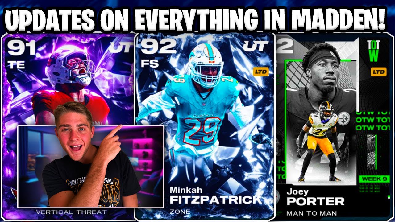 Madden 26 Updates: Week 9 TOTW Reveals, Crystals Release 3, Companion App & More