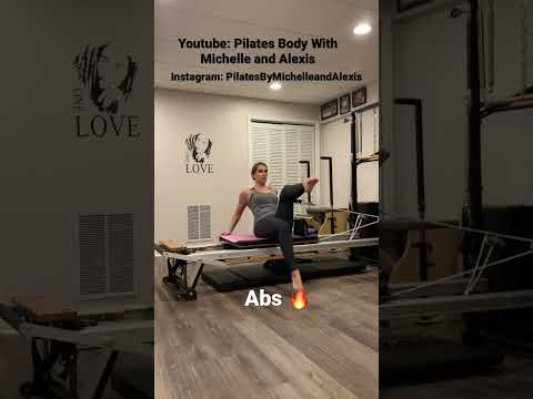 Pilates reformer core series to fire up those abs!