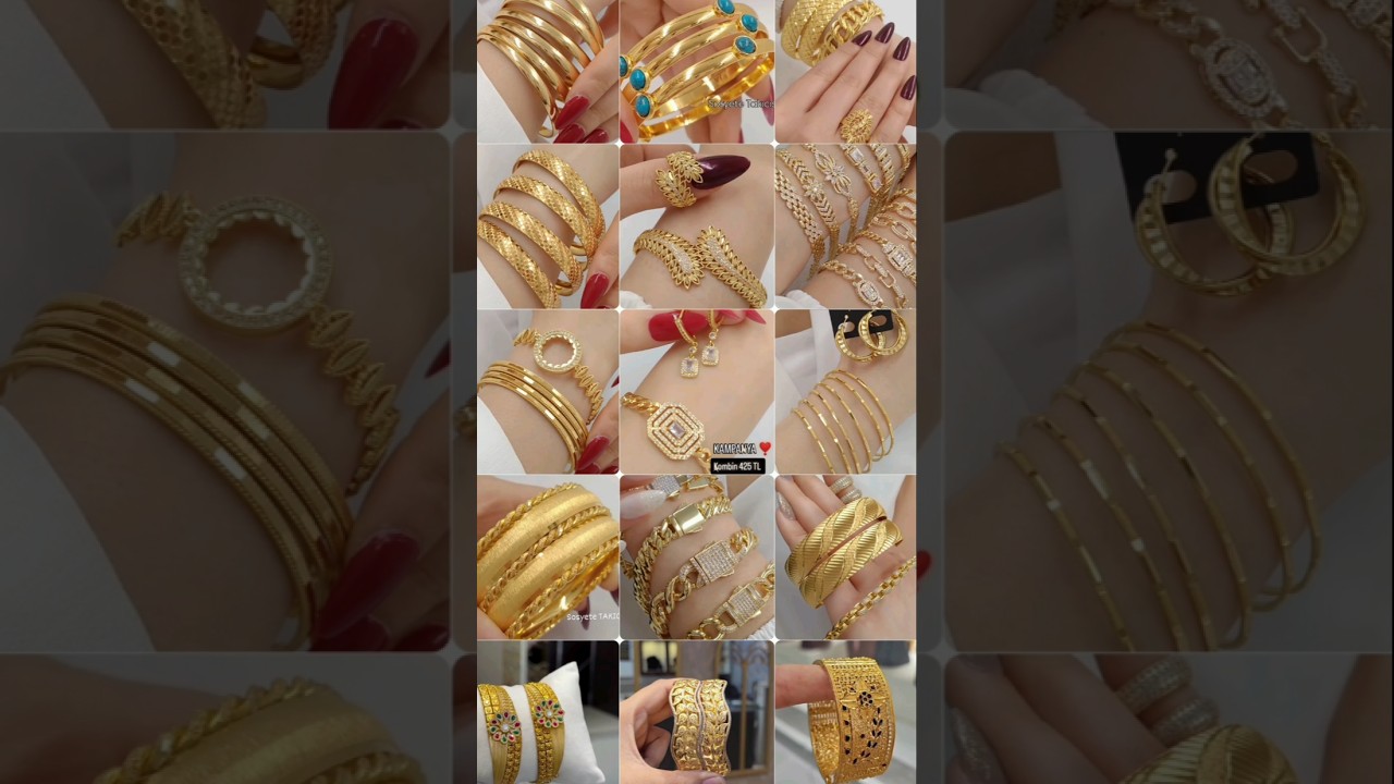 Trending Gold Bangle & Bracelet Designs 2025 ✨