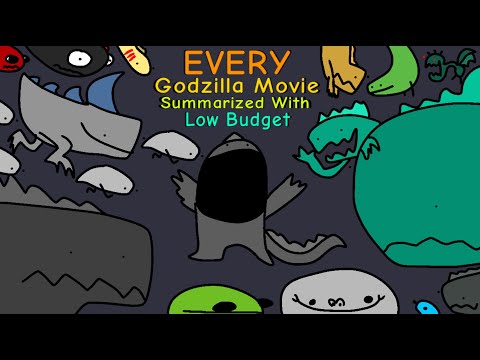 Every Godzilla Movie Summarized In Low Budget