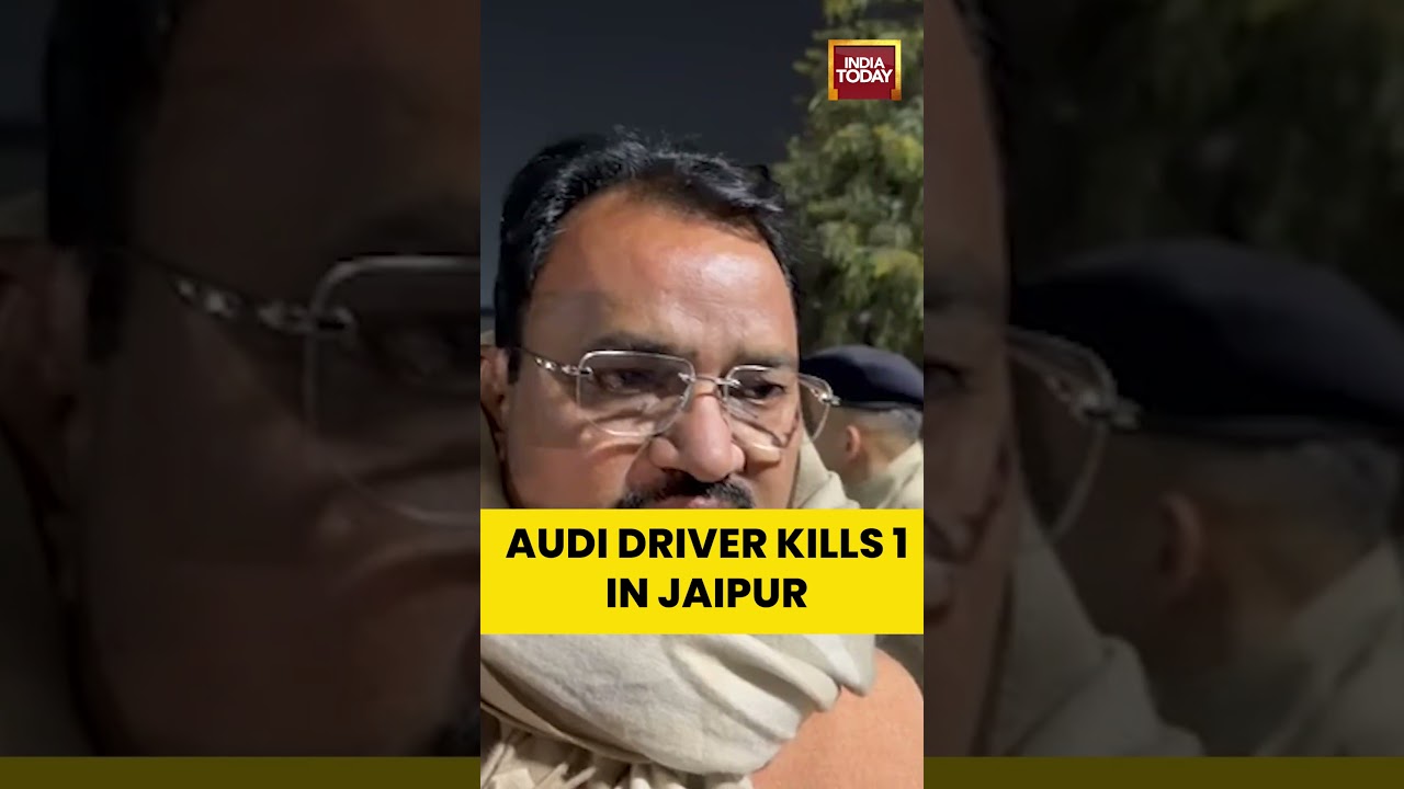 High-Speed Audi Runs Amok in Jaipur | 16 Injured as Car Smashes Into Crowded Street