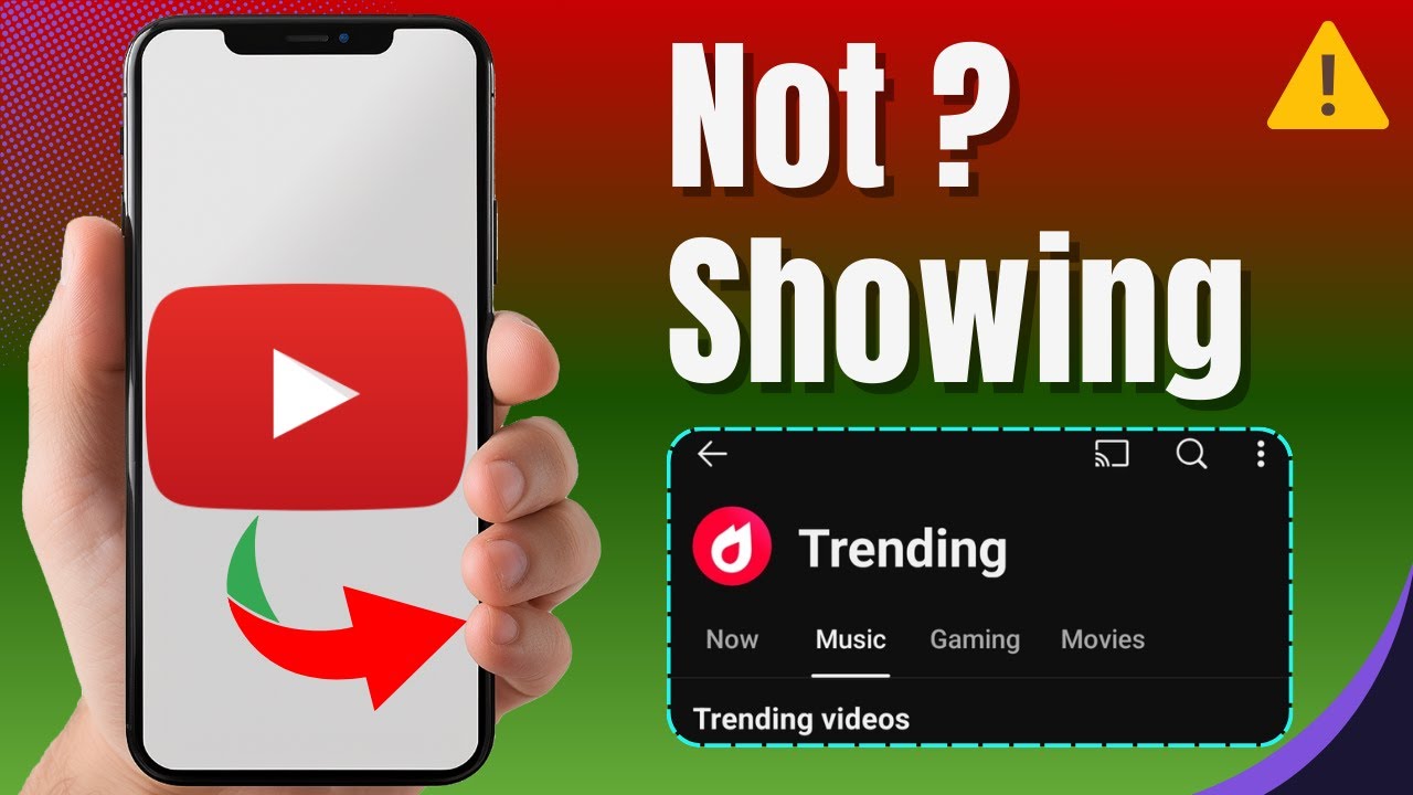 YouTube Trending Option Not Showing 2025 – Fix & Troubleshoot Guide