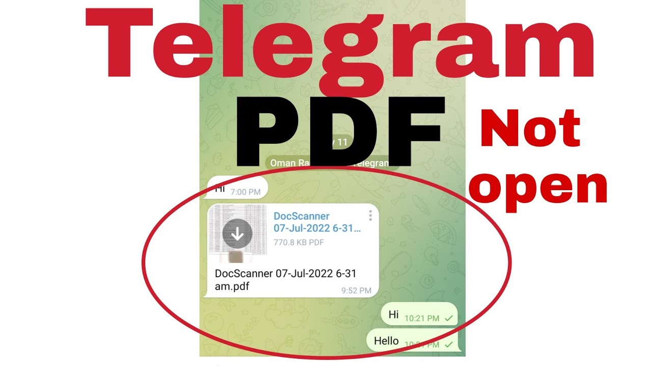 Telegram PDF Not Opening? Quick Fixes 📄