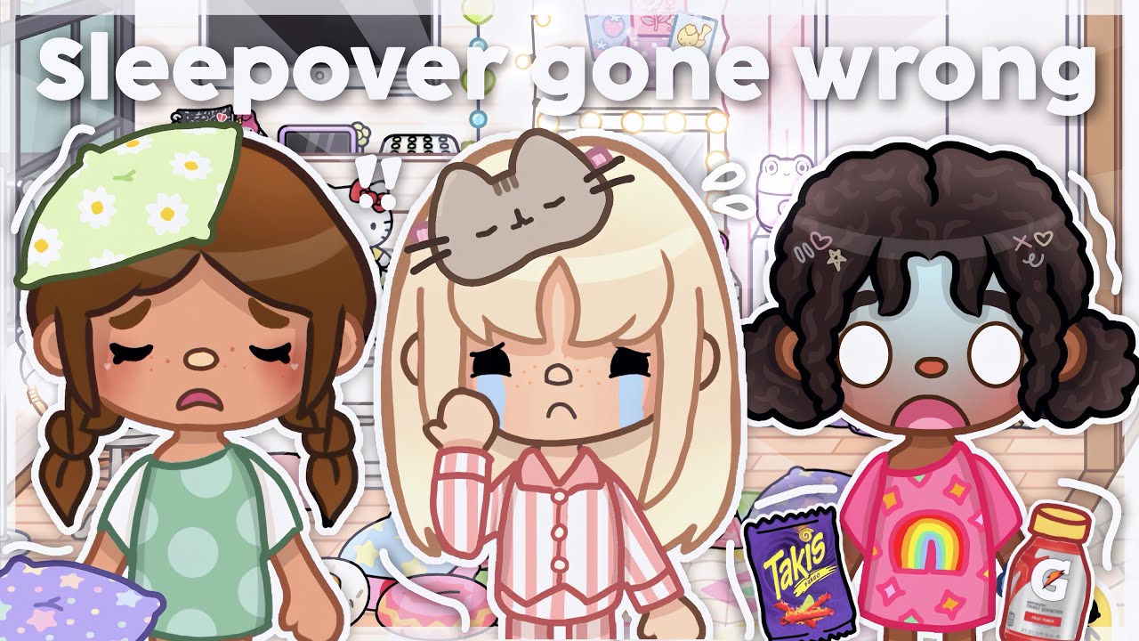 The Sleepover Gone Wrong! 💤 | Toca Boca Roleplay with Voiceover