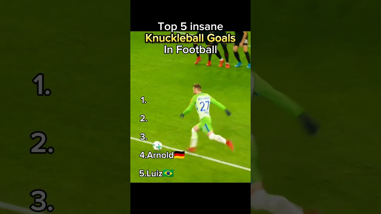 Top 5 Crazy Knuckleball Goals ⚽