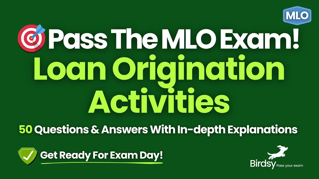 SAFE MLO Exam: Master Loan Origination & Credit 🎯