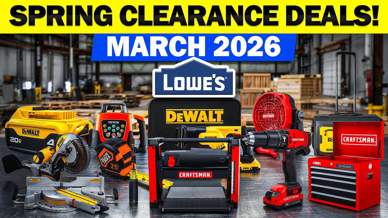 37 Lowe's March Tool Deals That Beat Black Friday 2026