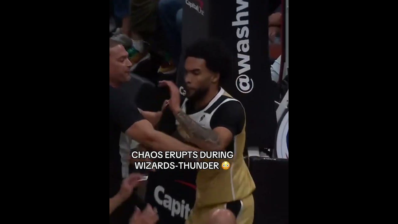4 Players Ejected in Thunder-Wizards Fight 🏀