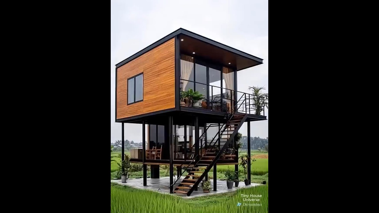 2-Storey 20 sqm Small House Plans 🏡