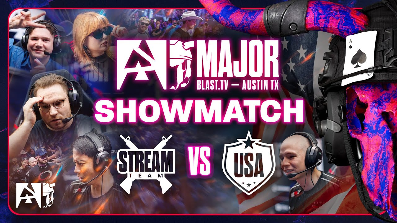 Team USA vs Stream Team - Showmatch | BLAST tv Austin Major 2025