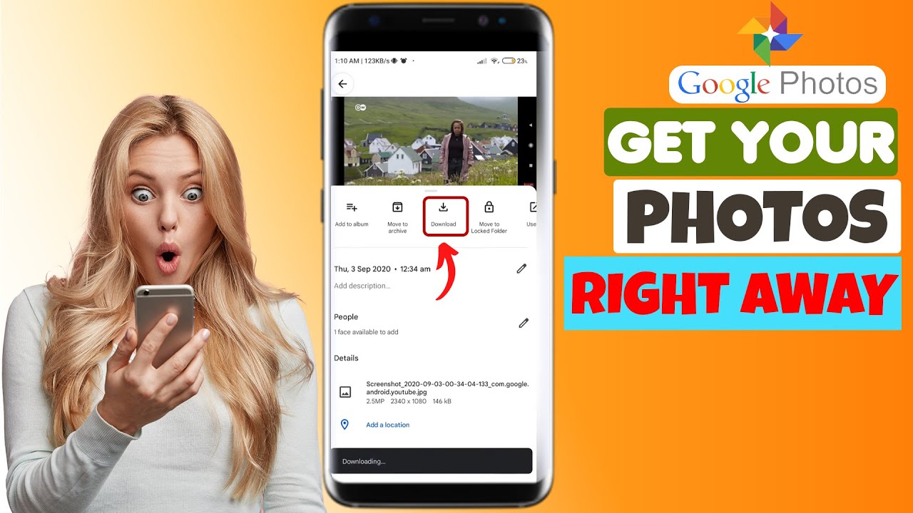 Download Google Photos to Your Gallery 📥