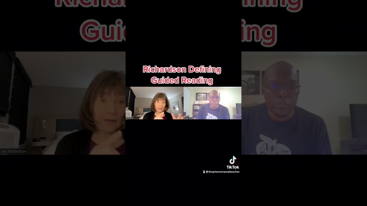 Dr. Jan Richardson on Guided Reading 📚