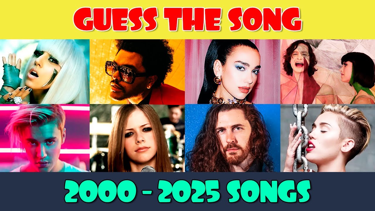 Guess 100 Hits from 2000-2025 🎶