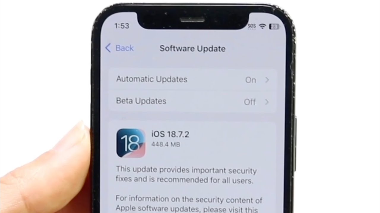 Apple Dislikes iOS 18.7.2 Update 🔧
