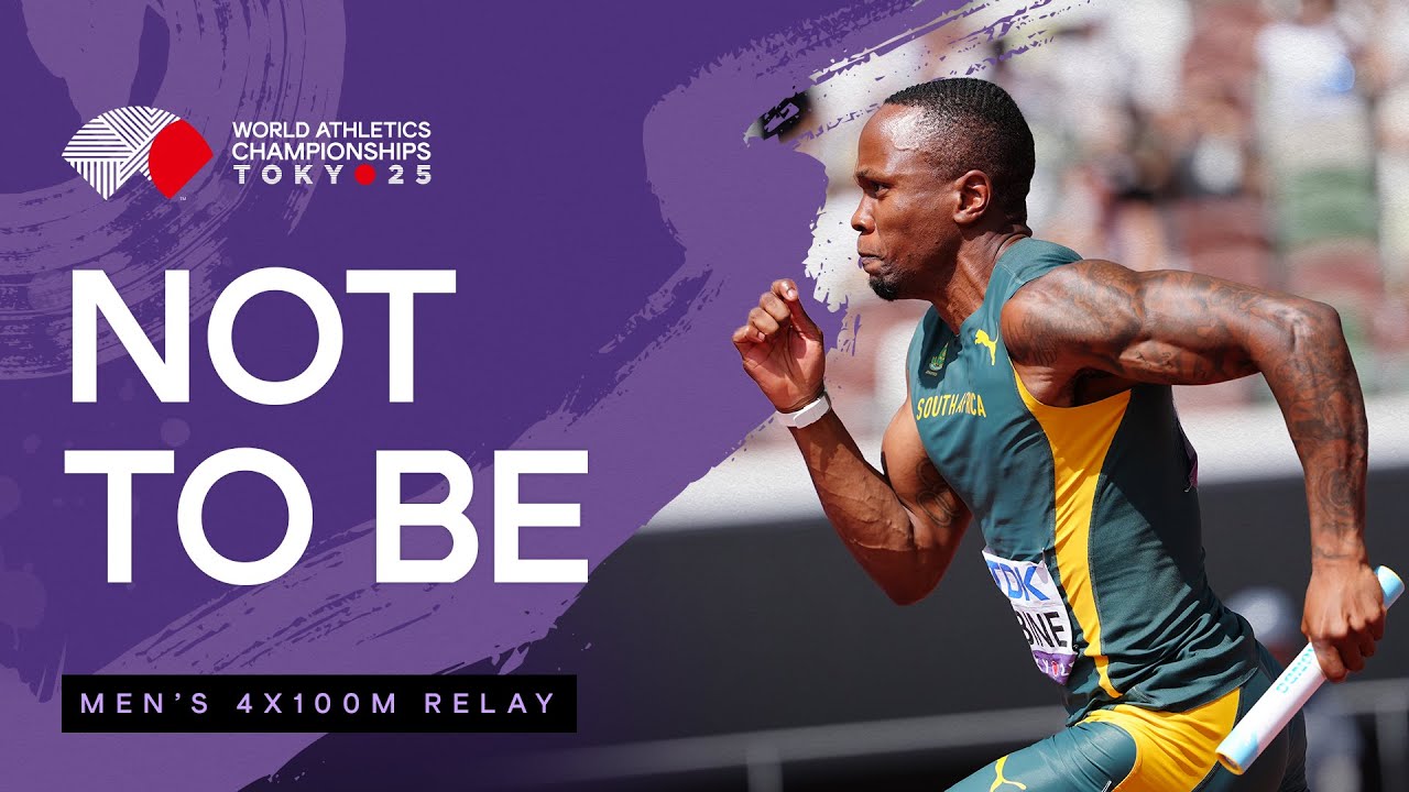 South Africa's 4x100m Relay Solo Re-run After Qualification Crash at World Championships 🏃‍♂️