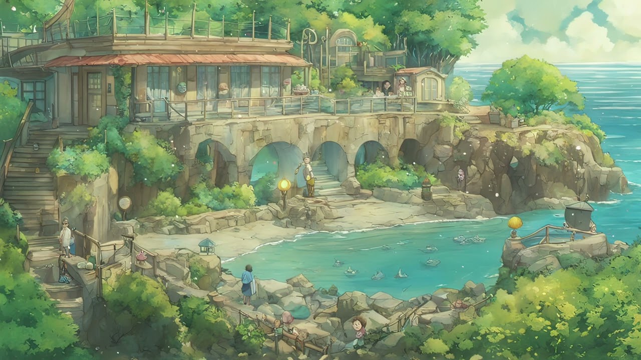 Howl's Moving Lofi: Castle in the Sky Beats 🎶