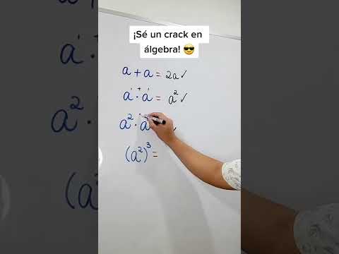 ¡SE UN CRACK EN ÁLGEBRA! 😎