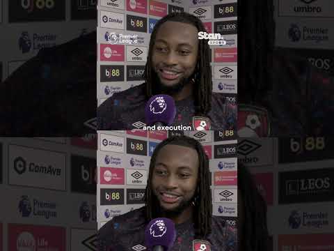 'I can't even talk right now' 🤣 Semenyo's reaction to POTM display #StanSportAU #PremierLeague