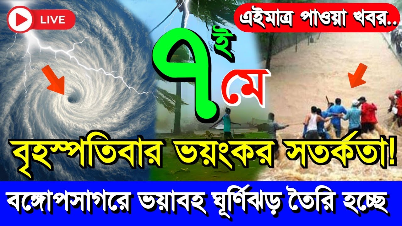 বাংলাদেশের আজকের আবহাওয়া ও সতর্কতা 🌤️