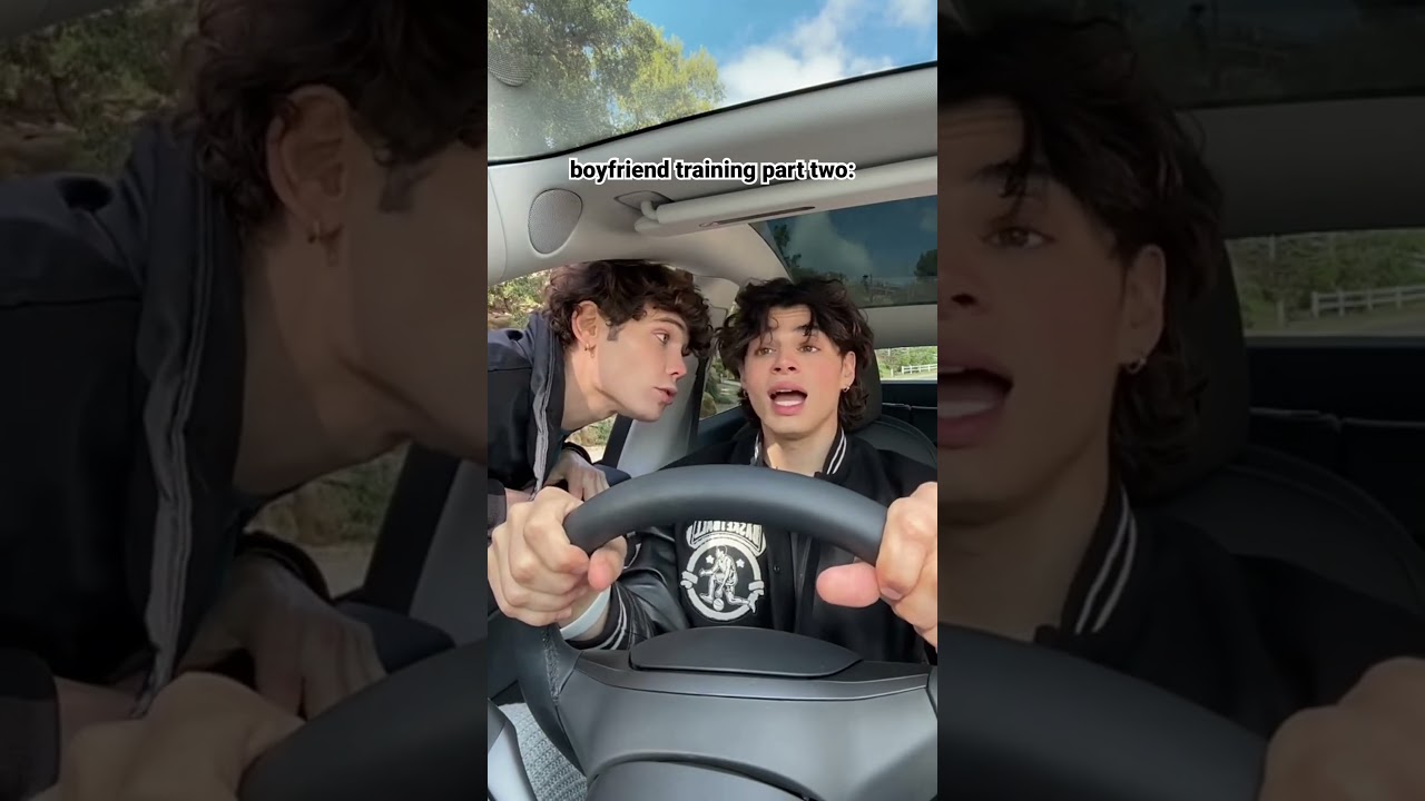 Boyfriend Training Part 2: Watch Nicky & Pierre's Fun New Tricks! 🎥 #Shorts #NiPi