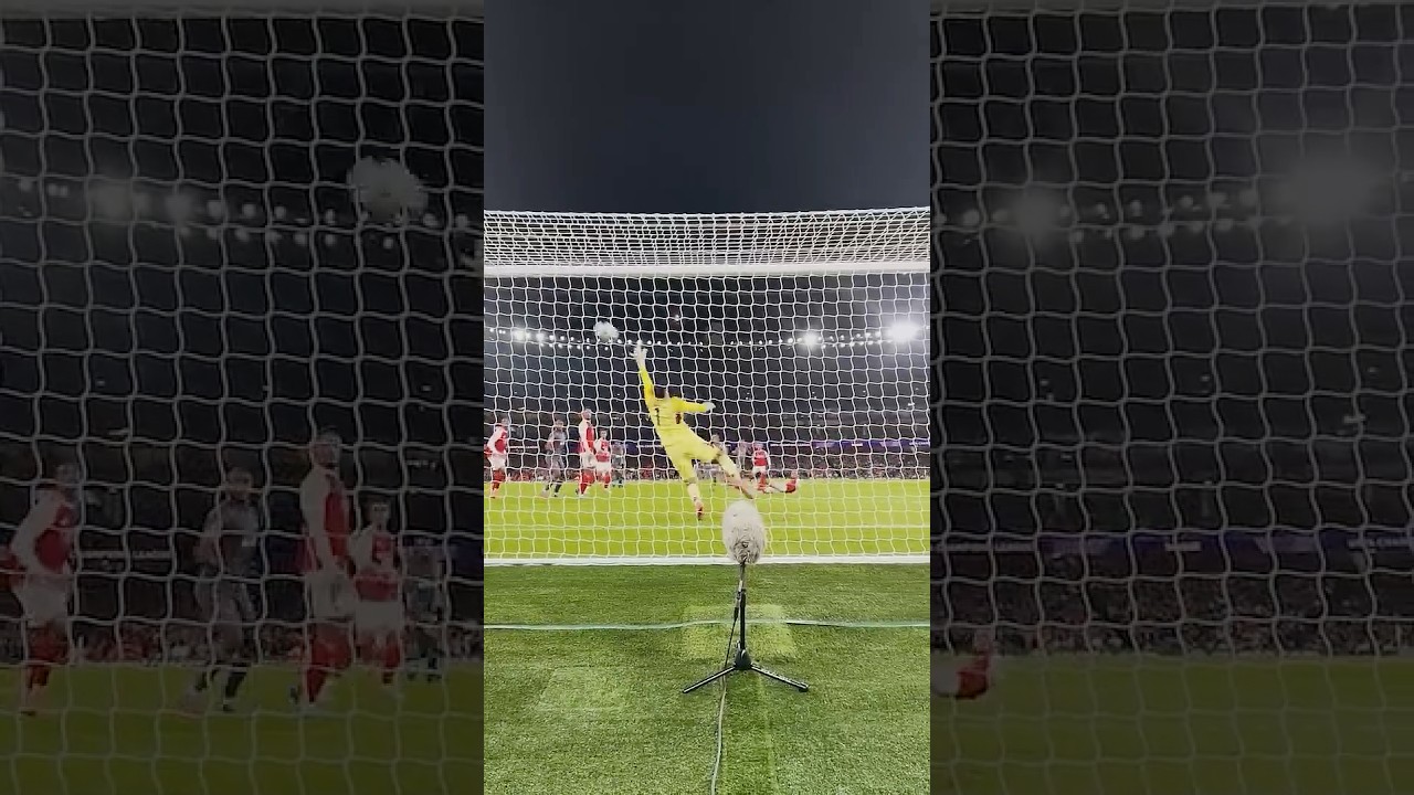 Epic Save by Arsenal's David Raya in Champions League Thriller ⚽