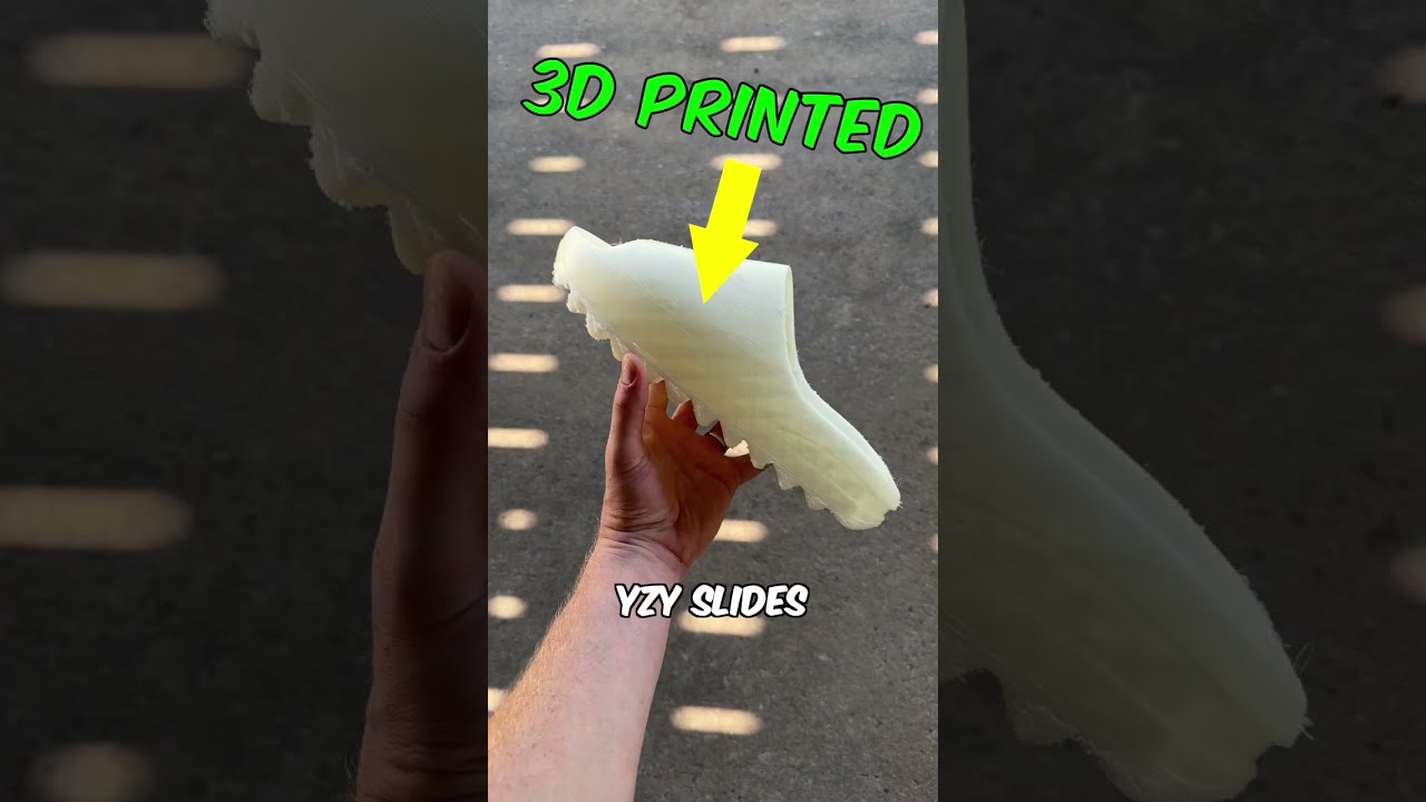 I 3D Printed My Own Custom YEEZY Slides 👟