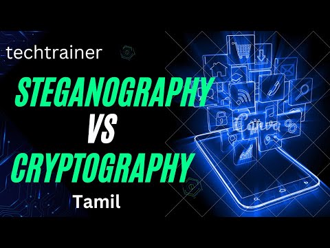steganography vs cryptography #techtrainer #cybersecurty