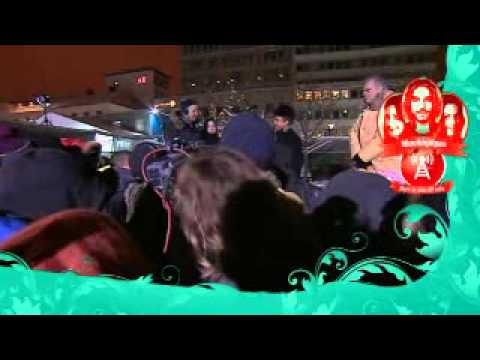 Musikhjälpen 2010 - Programledarna släpps ut ur glasburen