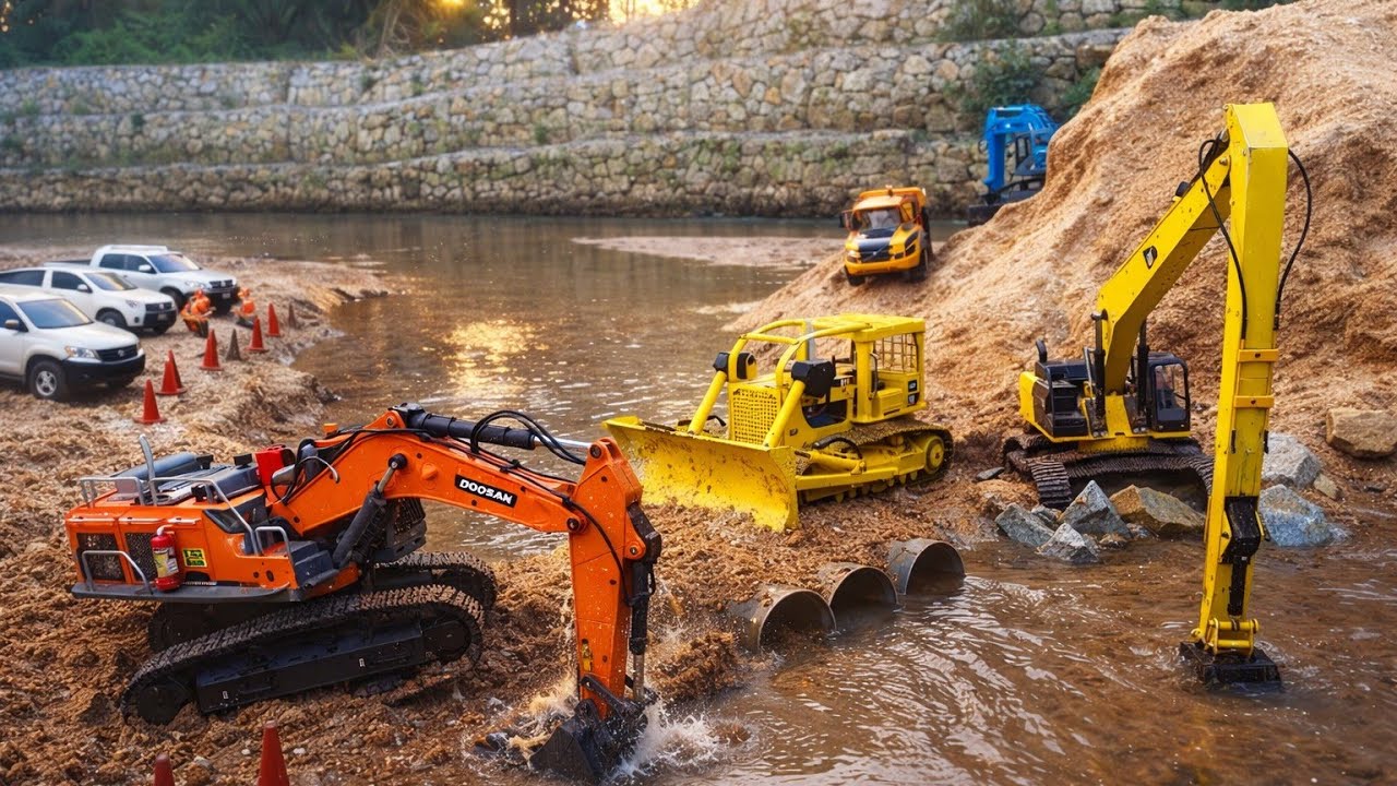 RC Excavator Scale 1/16: Huina, Doosan & More 🚜