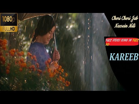 Chori Chori Jab Nazrein Mili | Full video in 1080p FULL HD (Kareeb) | Bobby Deol, Neha