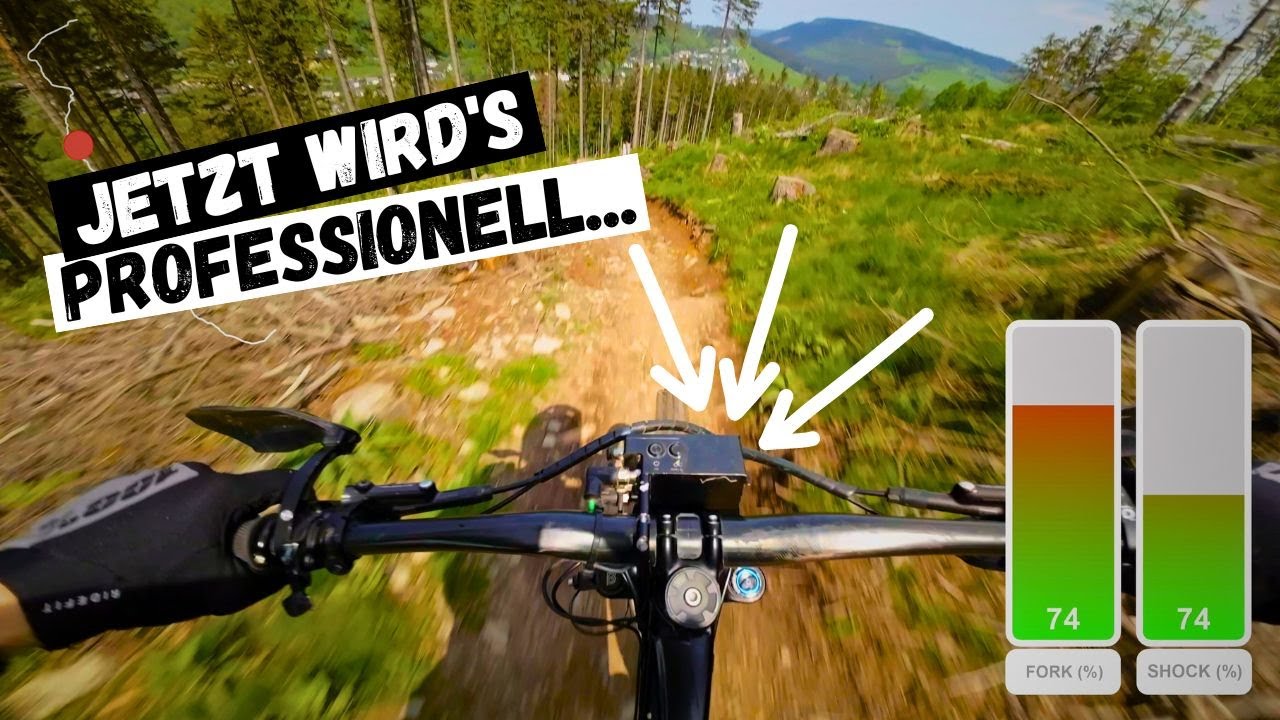 Perfekte Fahrwerksabstimmung mit Telemetrie: So funktioniert's im Bikepark 🚵‍♂️